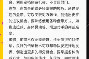  小前锋如何通过体能训练提升爆发力：全面提升运动表现的秘诀